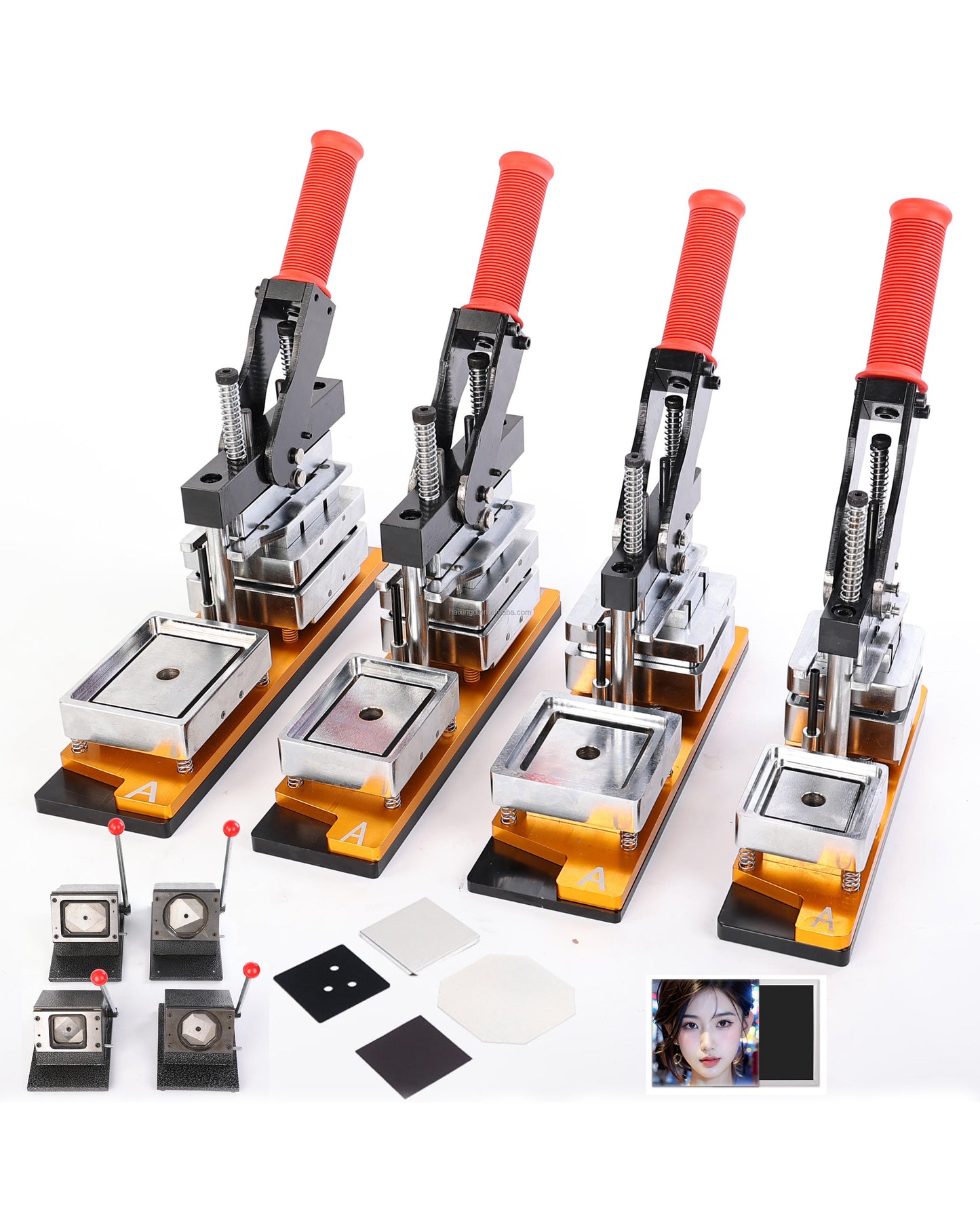 50*50 mm (2*2 inches) Square Fridge Magnet Machine kit(1000 supplies)