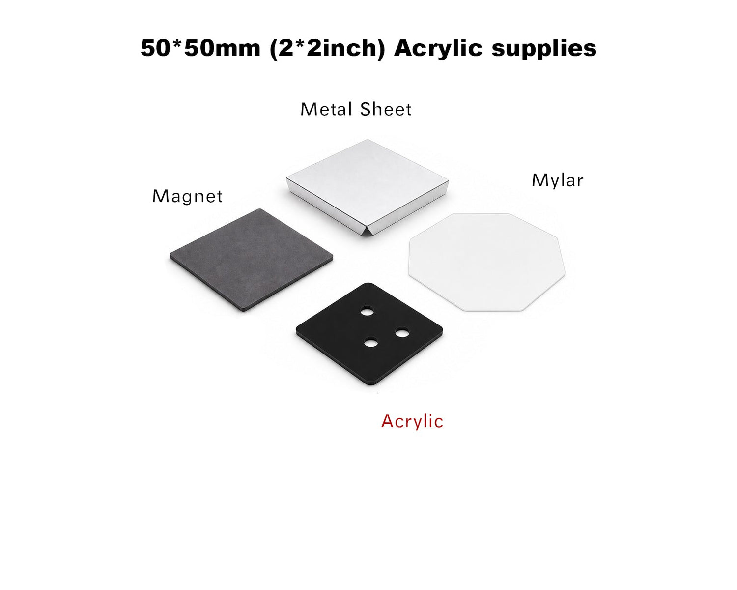 1,000 sets of 50*50mm(2*2inch) Supplies