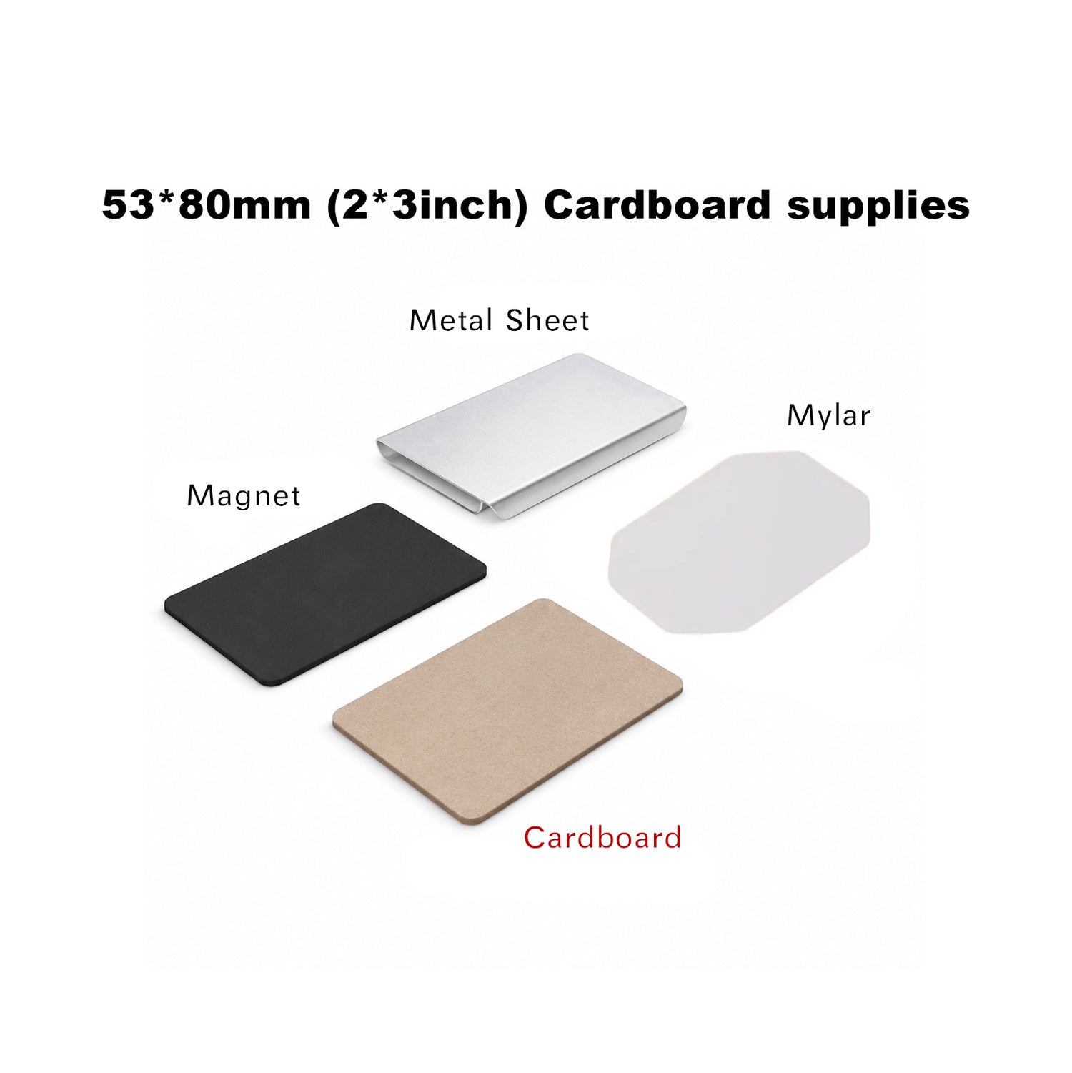 1,000 sets of 53*80mm(2*3inch) Supplies