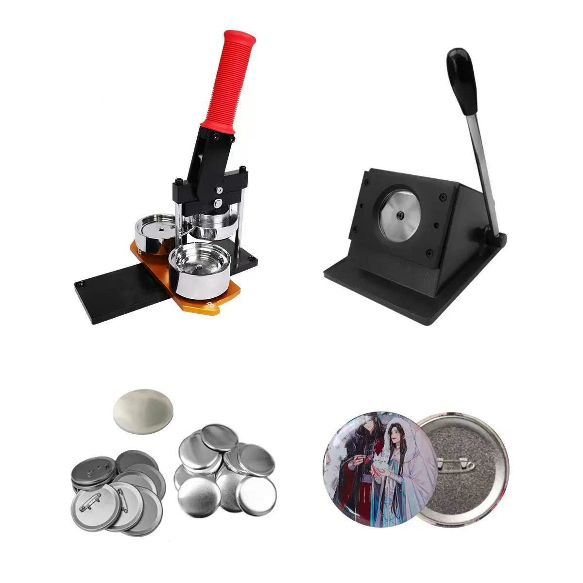 58mm*58mm round Fridge Magnet Machine kit（1000 supplies）