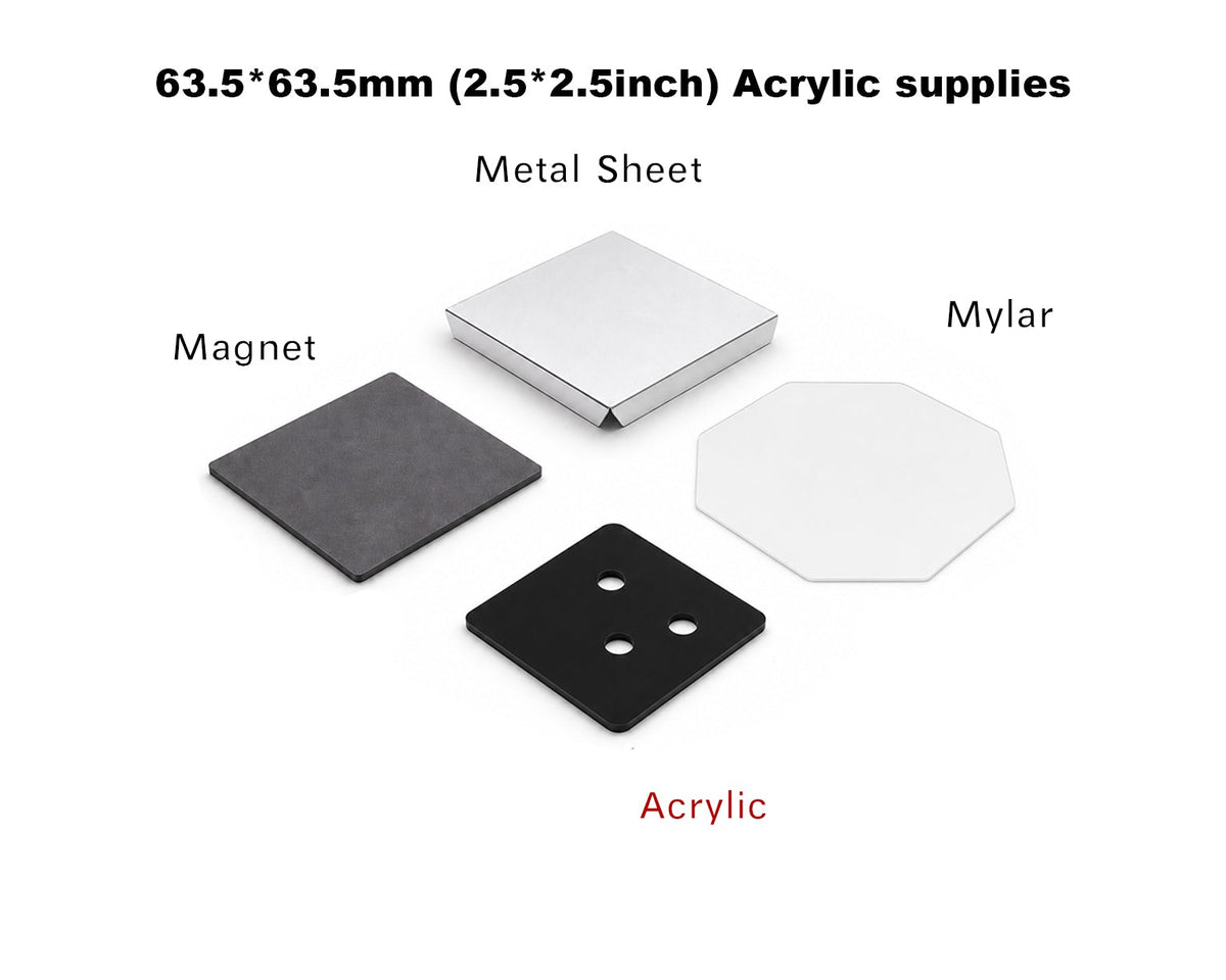 1,000 sets of 63.5*63.5mm(2.5*2.5 inch) Supplies