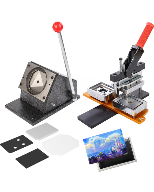65*90 mm (2.6*3.6 inches) Rectangle Fridge Magnet Machine kit（1000 supplies）