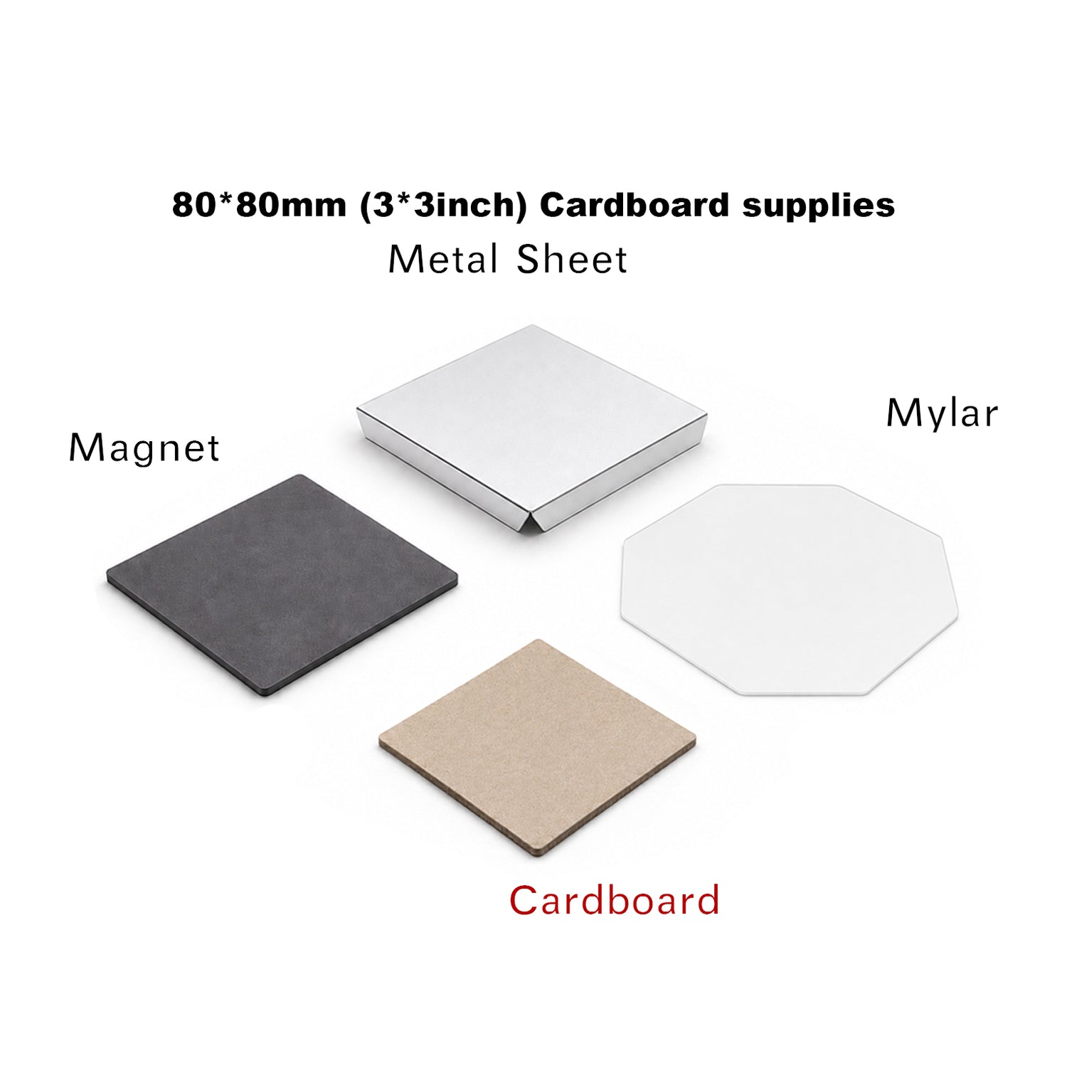 1,000 sets of 80*80mm(3*3inch) Supplies